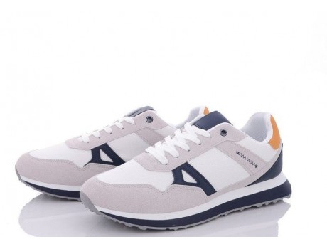 Кросівки чоловічі Ok Shoes штучна замша білі (41-45р) код 3153 Кросівки чоловічі Ok Shoes штучна замша білі (41-45р) код 3153