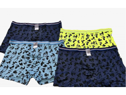 Боксери чоловічі Solla синій сірий червоний жовтий (L-2XL) код 4001